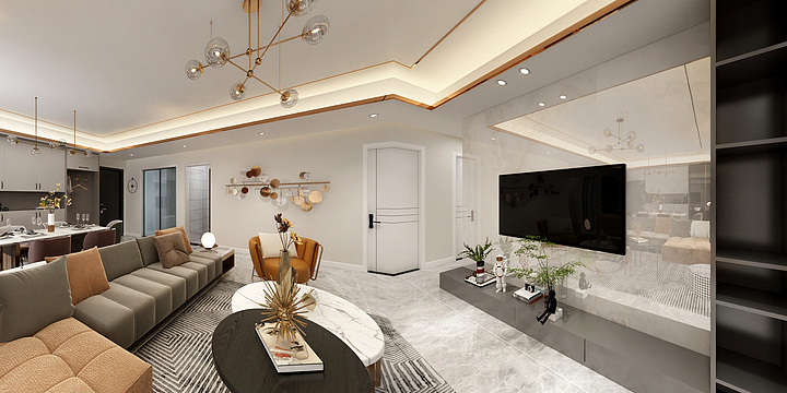 装修设计~王-昌建四期116郑姐雅居-装修设计方案