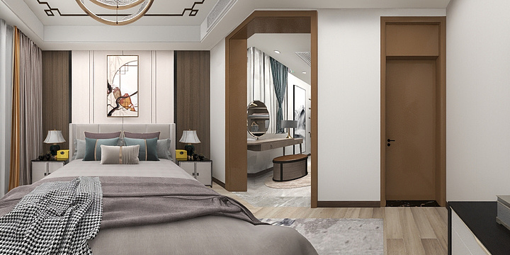 诺贝尔瓷NDlE-夏-华润置地润府-装修设计方案