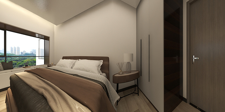 sunhai-德信海德公园83.00㎡A2’3室2厅1卫1厨-装修设计方案