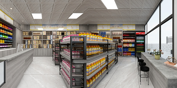 木木林森92-遂昌烟草柜直营店-装修设计方案