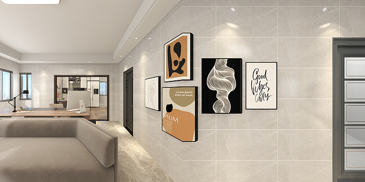 周良涛-瑞和园89.50㎡B户型3室2厅1卫-装修设计方案