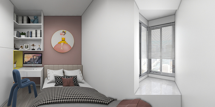 一片轻叶-冠城世家聚龙轩5-818(第五版)-装修设计方案