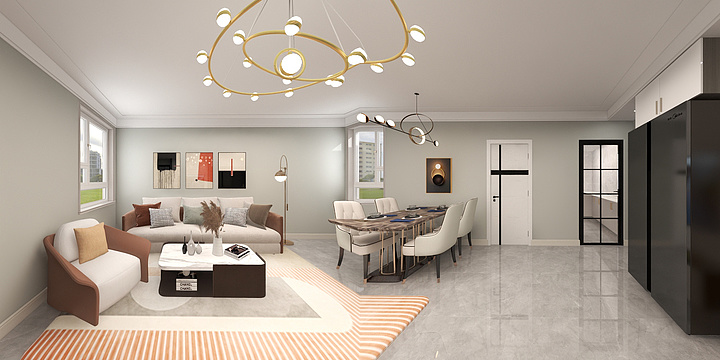 陈嘉ok-新块.dwg-装修设计方案