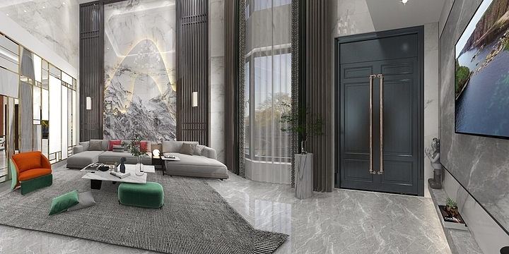 王志云-园内自建房-黑冰-装修设计方案