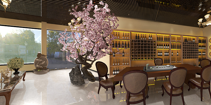 汉墨丹青室内设计-（罗曼）酒庄-装修设计方案