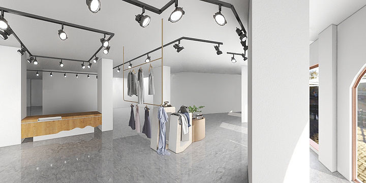 张海涛-杜总服装店.dwg-装修设计方案