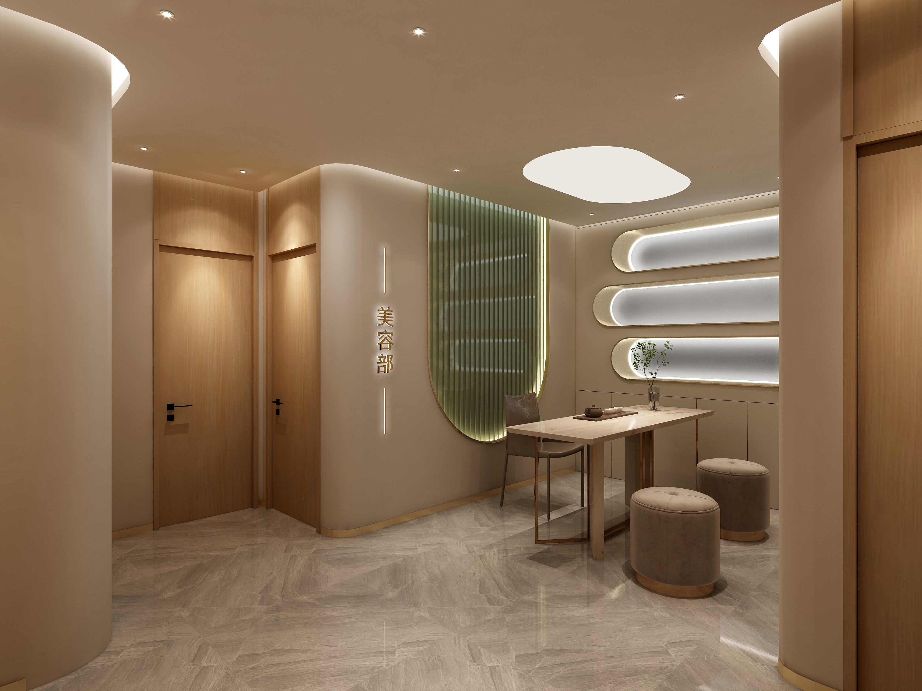 伊凡c-宾格万达美容.dwg-装修设计方案