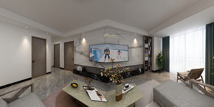 星成设计-横厅设计-装修设计方案