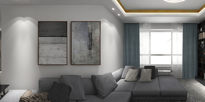 Zhou设计-中央花城100多另一个-副本-装修设计方案