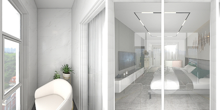 徐汇俞润装饰-丁春生-软装专业作业户型-装修设计方案