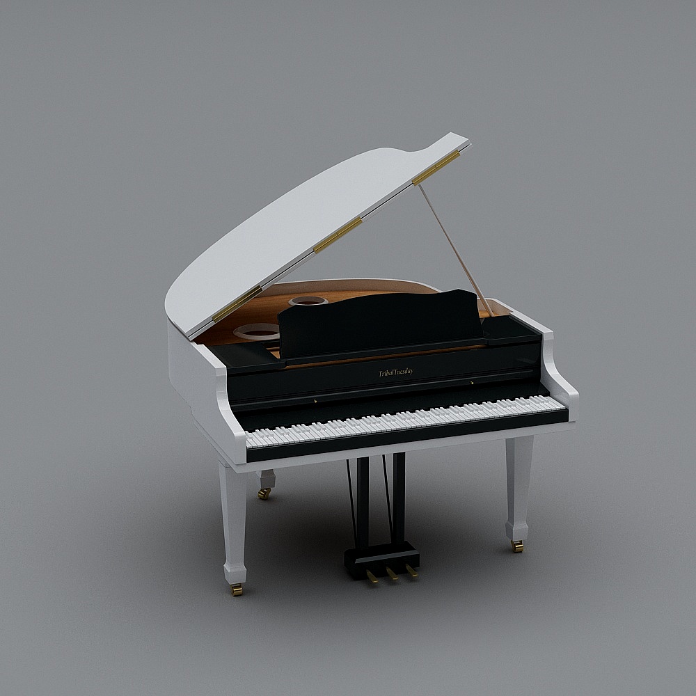 钢琴3D模型