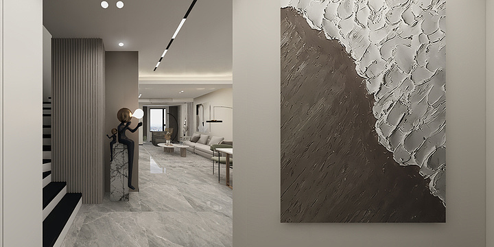 M欧尼-鸿坤理想尔湾效果图.dwg-装修设计方案