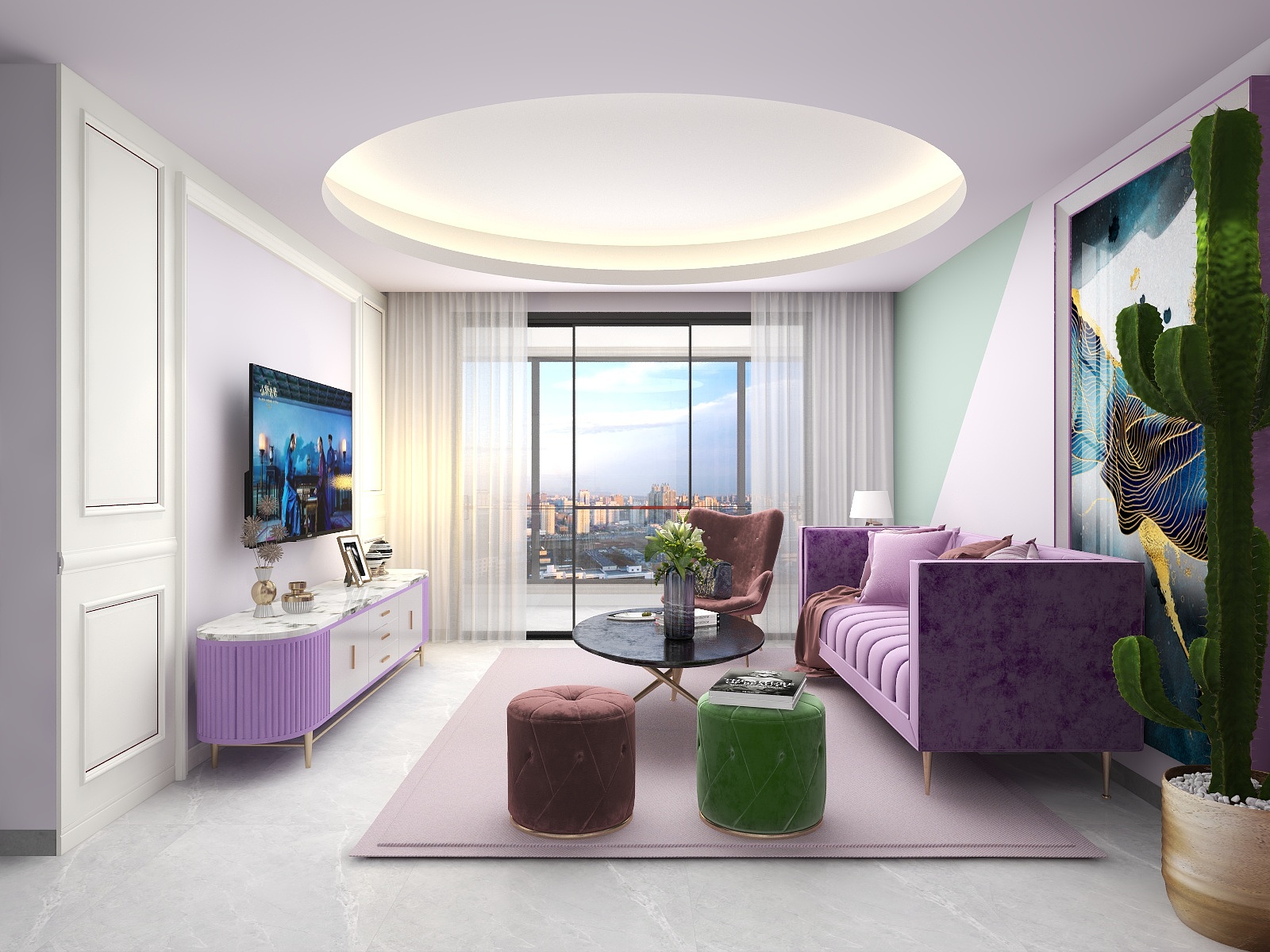 矩形之间-《薰衣草》-装修设计方案