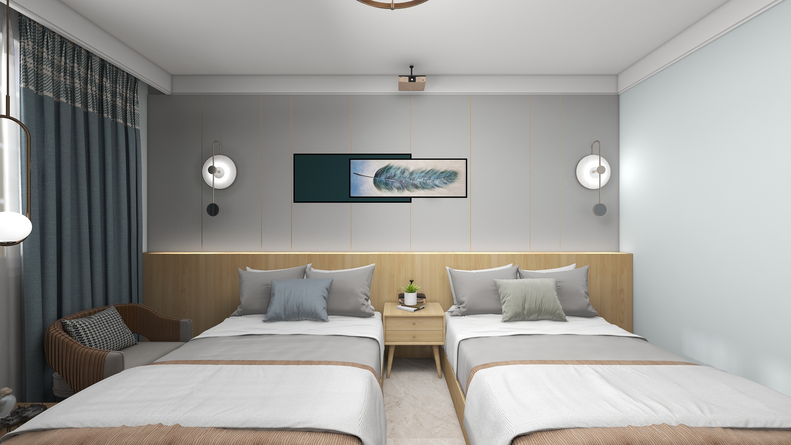 白振-旬邑酒店装修效果图