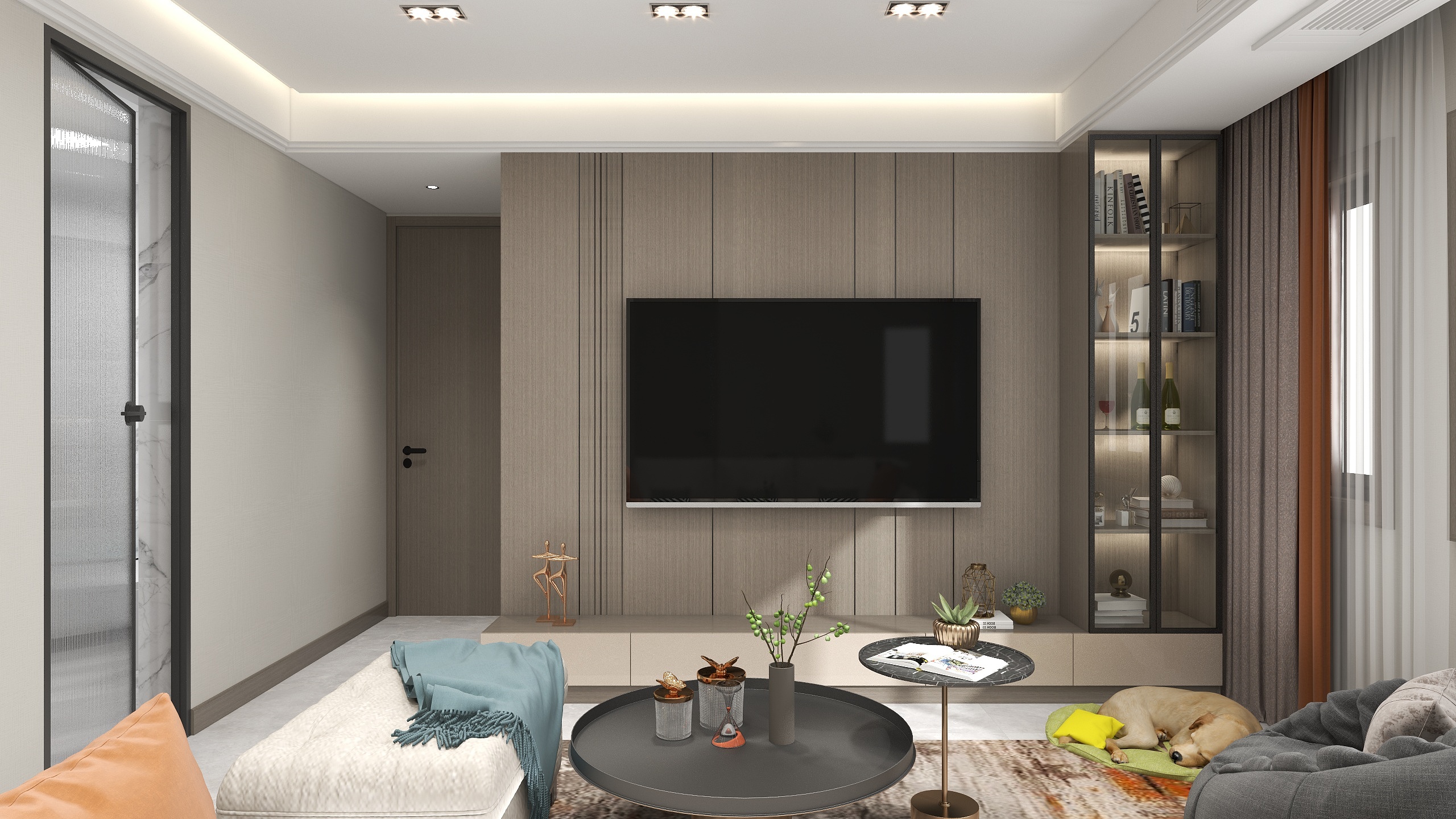 山东薛城-现代简约风格-装修设计方案