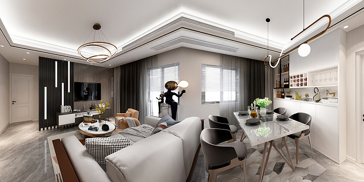 老关羽-瑞和园89.50㎡B户型3室2厅1卫-装修设计方案