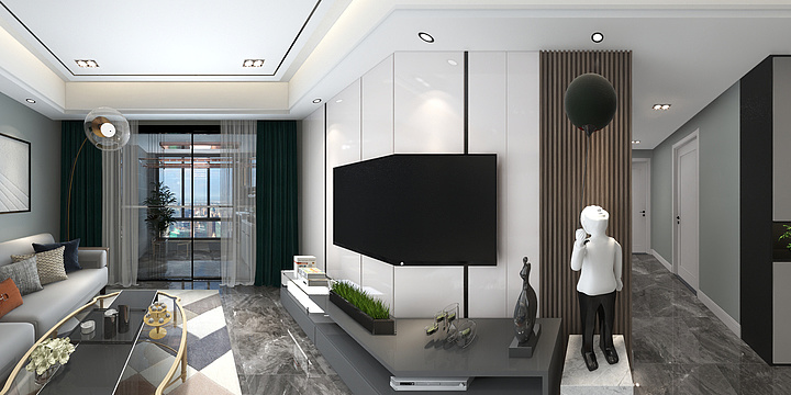 新发装饰大雪-上善雅苑10-1-2203-装修设计方案