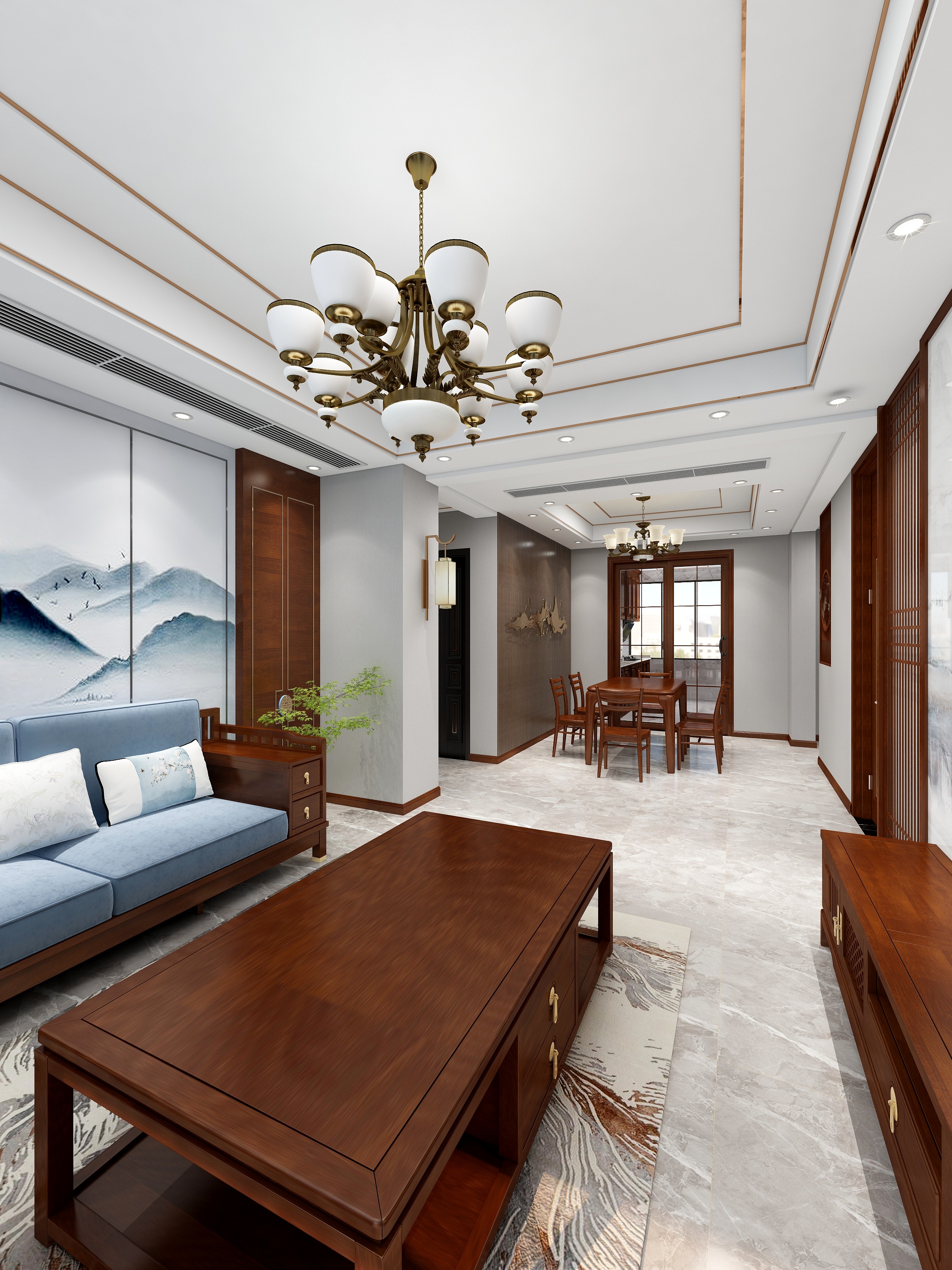 邓凯设计-龙湖装修效果图