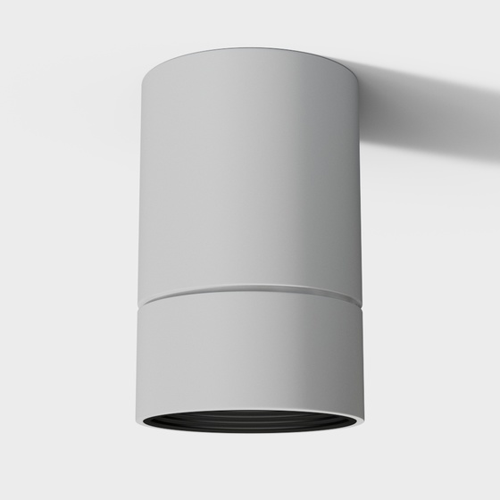 Surface mounted spotlight-white