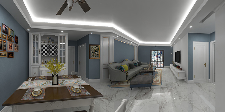 佳政设计-简欧-装修设计方案