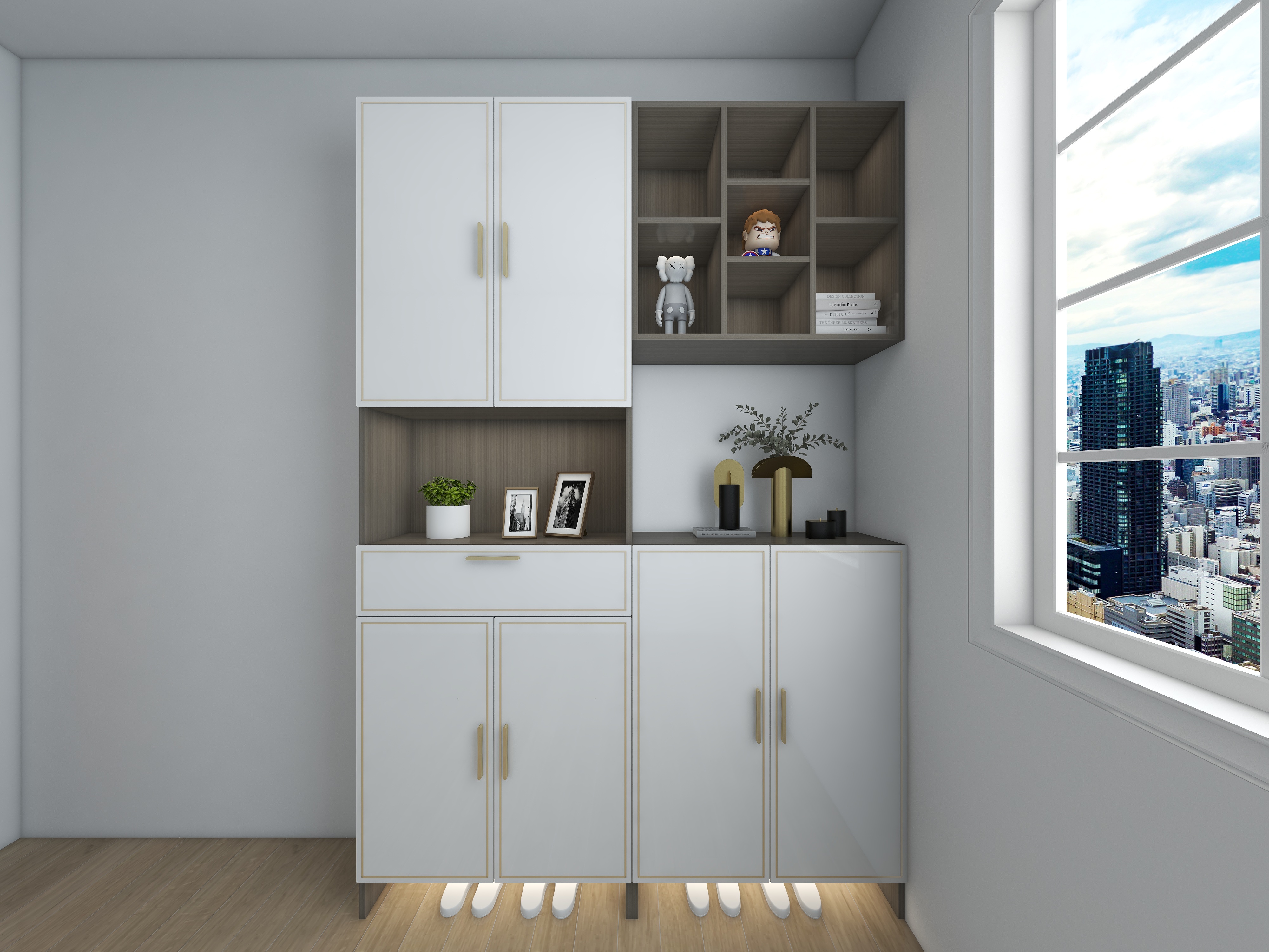 明珠设计师张兵-现代简约-单人卧室-装修设计方案