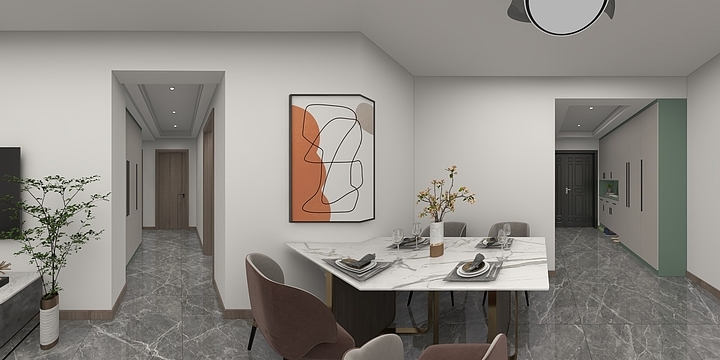 lI效果图Il-公园首府7#1803-装修设计方案