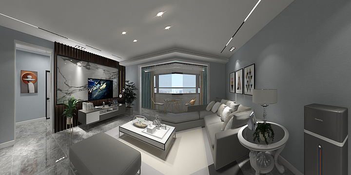 岚皋永旭装饰设计-黄家河坝18#02户型-装修设计方案