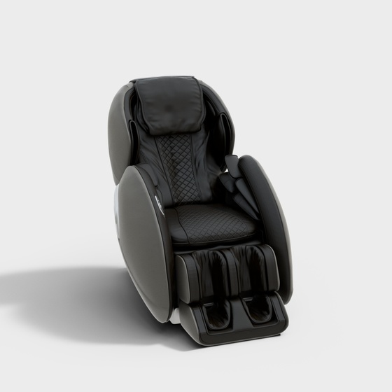 Modern Massage Chair,Footstools,black