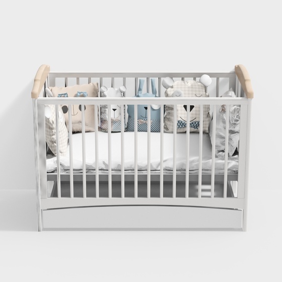 Scandinavian Cribs,gray