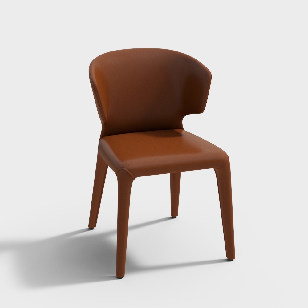Cassina 现代橙色单椅