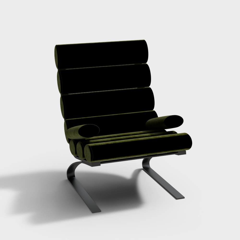 cor 现代绿色单椅