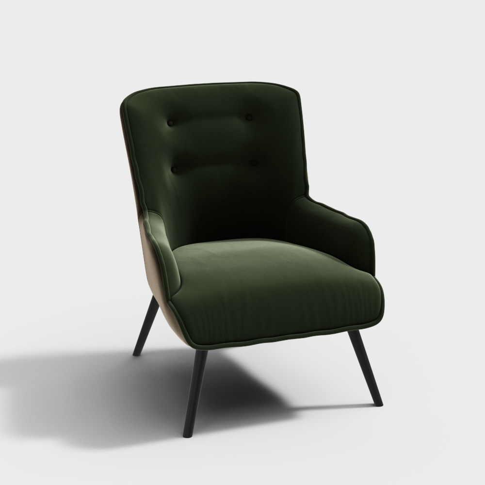 意大利 卡西纳 CASSINA 现代绿色单椅