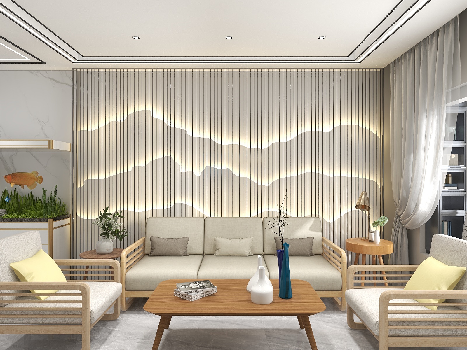 空间设计颜斌-荣盛锦绣善园122原木风-装修设计方案