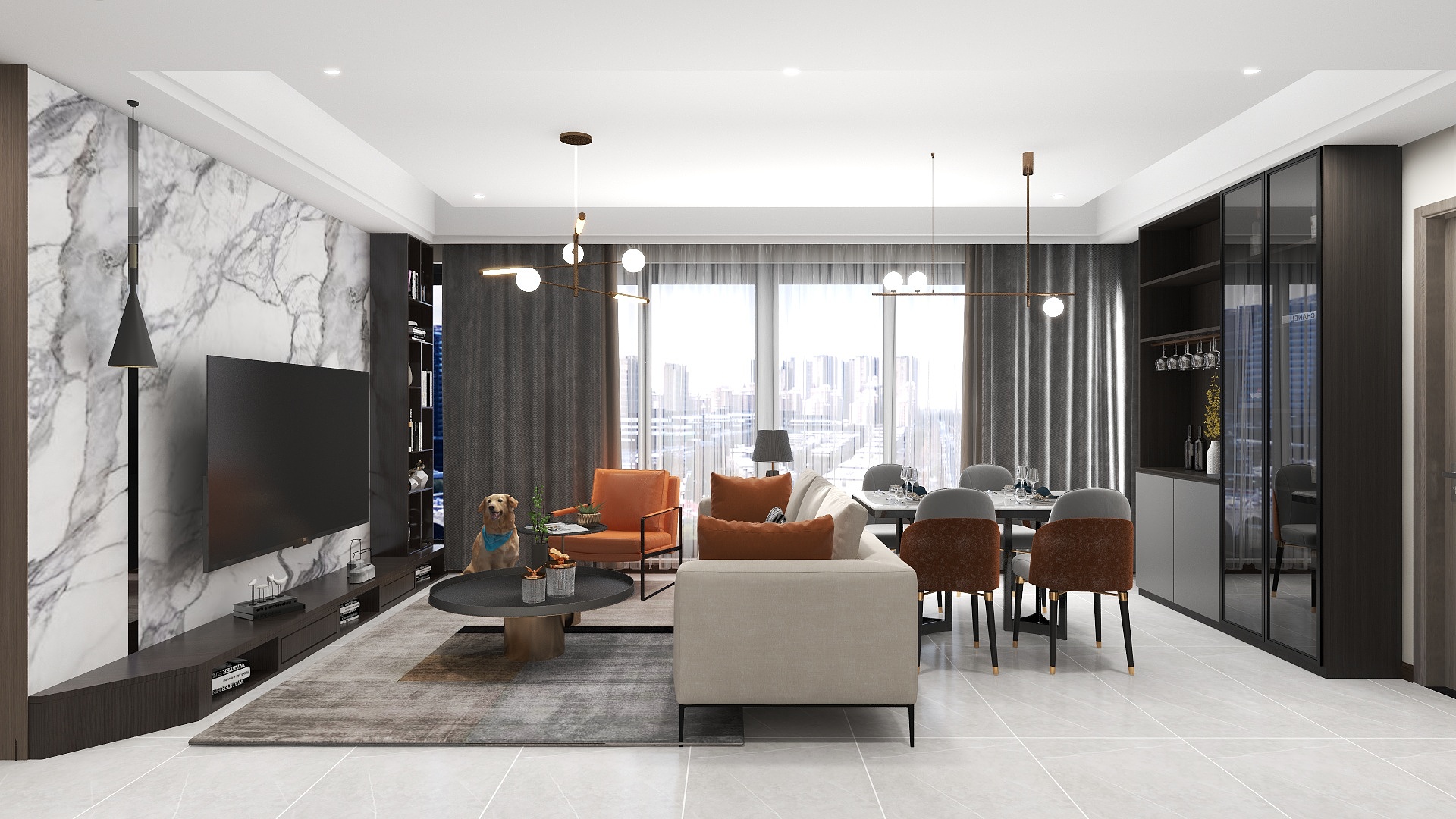 鷇音-瑞和园89.50㎡B户型3室2厅1卫-装修设计方案