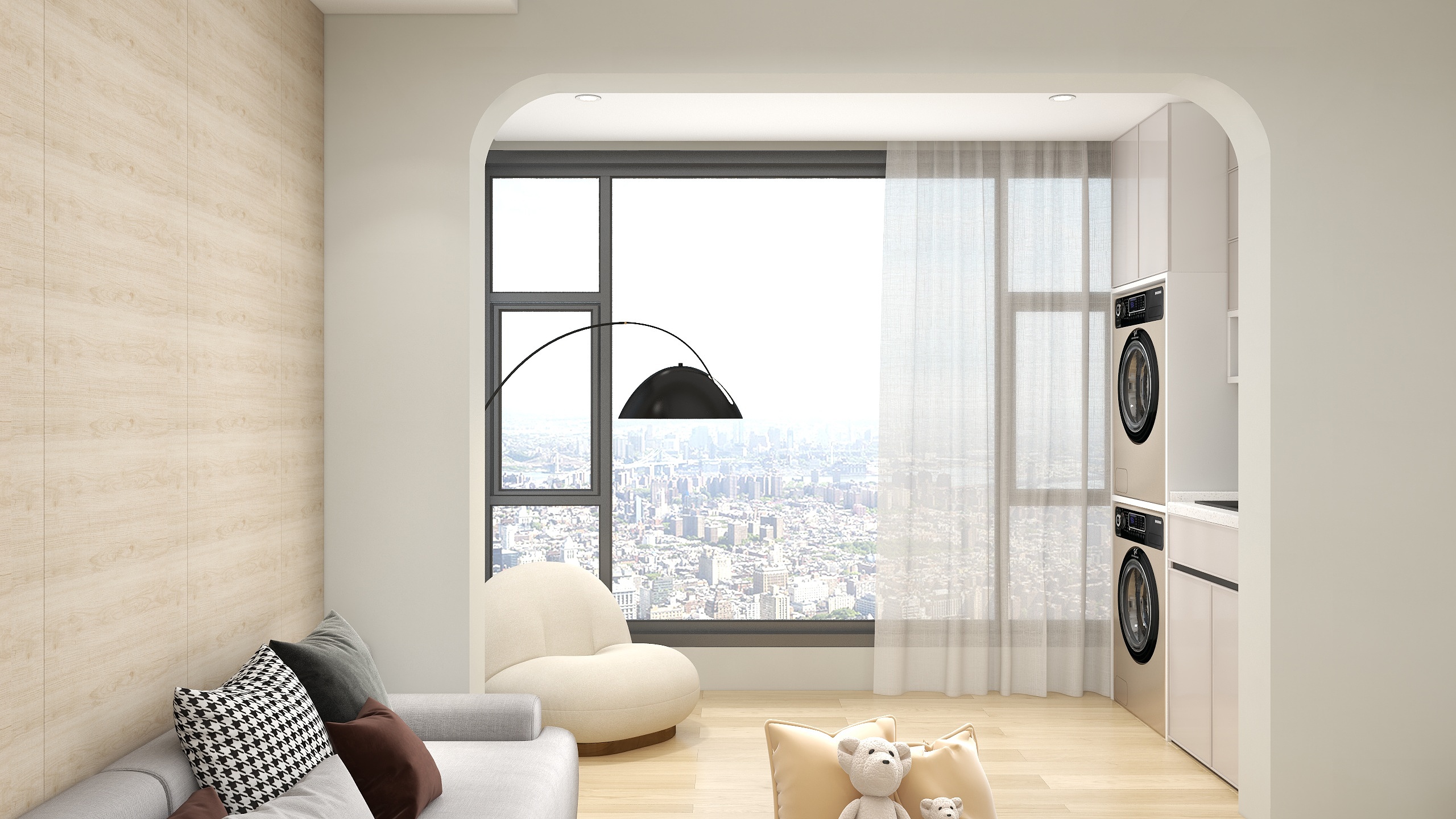 汇伟设计-极简原木-装修设计方案