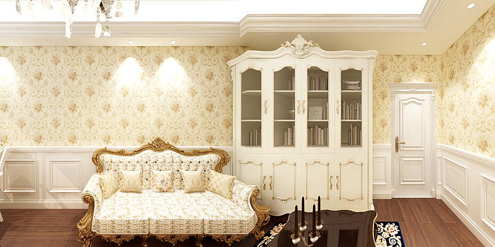 Jerryzha0-办公室---法式-装修设计方案