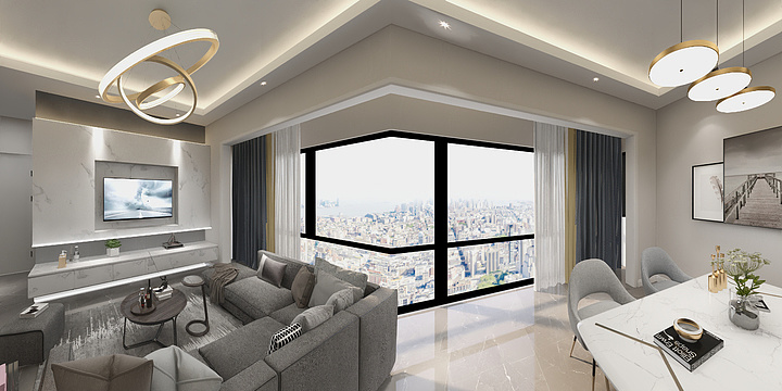 张力-神一样的团队-瑞和园89.50㎡B户型3室2厅1卫-装修设计方案