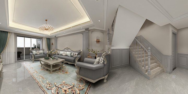 依诺维森全屋软装-象屿两江烟灰色向总终版-装修设计方案