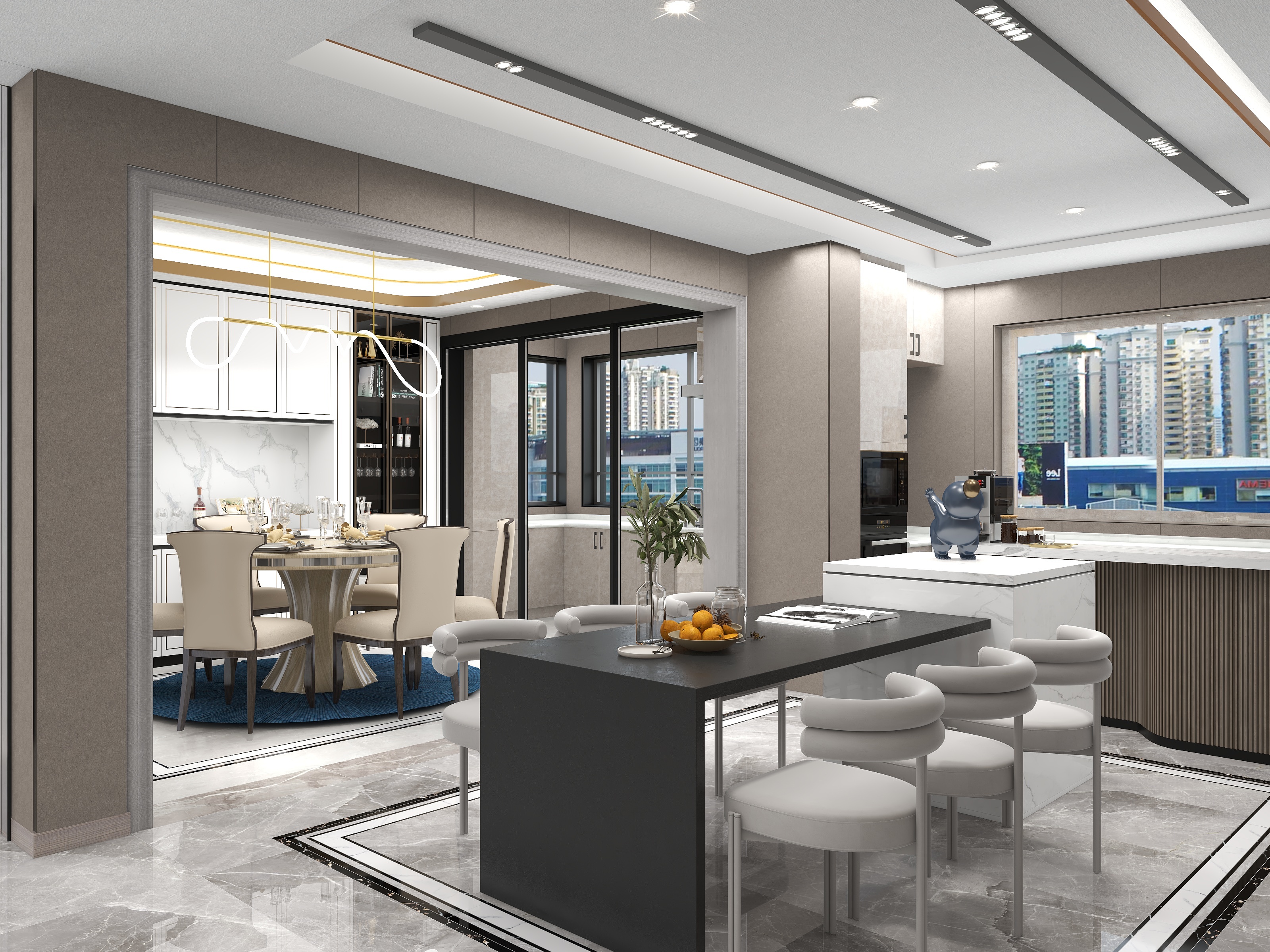 设计小周z-现代轻奢-2层别墅户型-装修设计方案