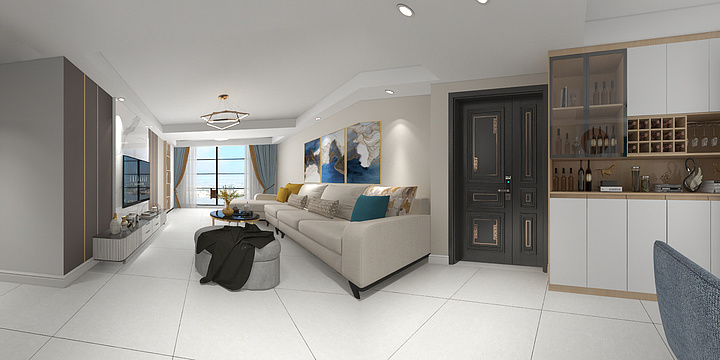 FZ梁凤-阳光中心城二期户型.dwg-装修设计方案