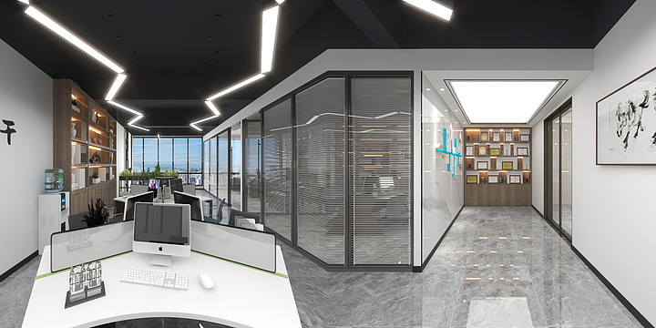 岸边灬-兴发大厦2座1806效果图.dw-副本-装修设计方案