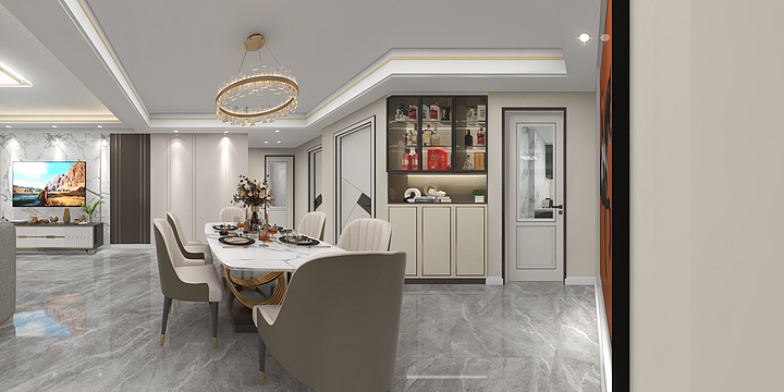 于忠祥-大家园D区汪府全景设计-装修设计方案