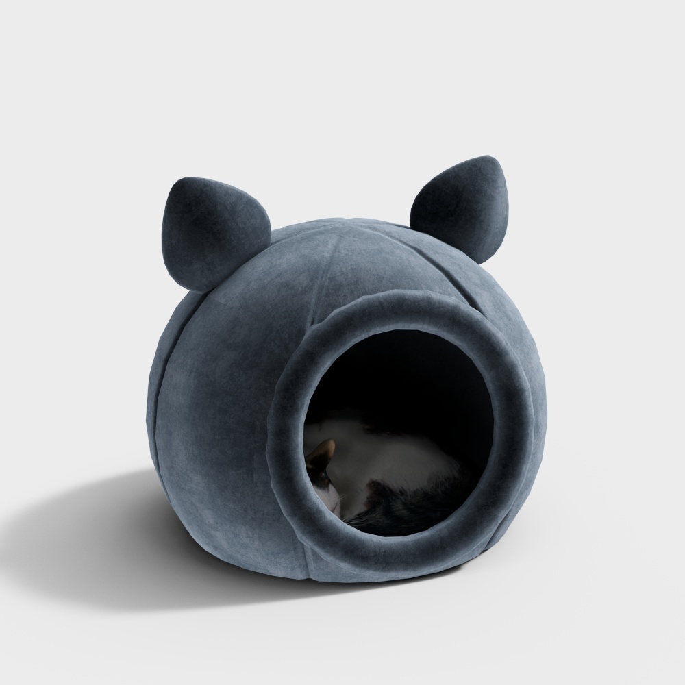 蓝色猫窝