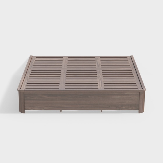 Modern Bed Frame,brown