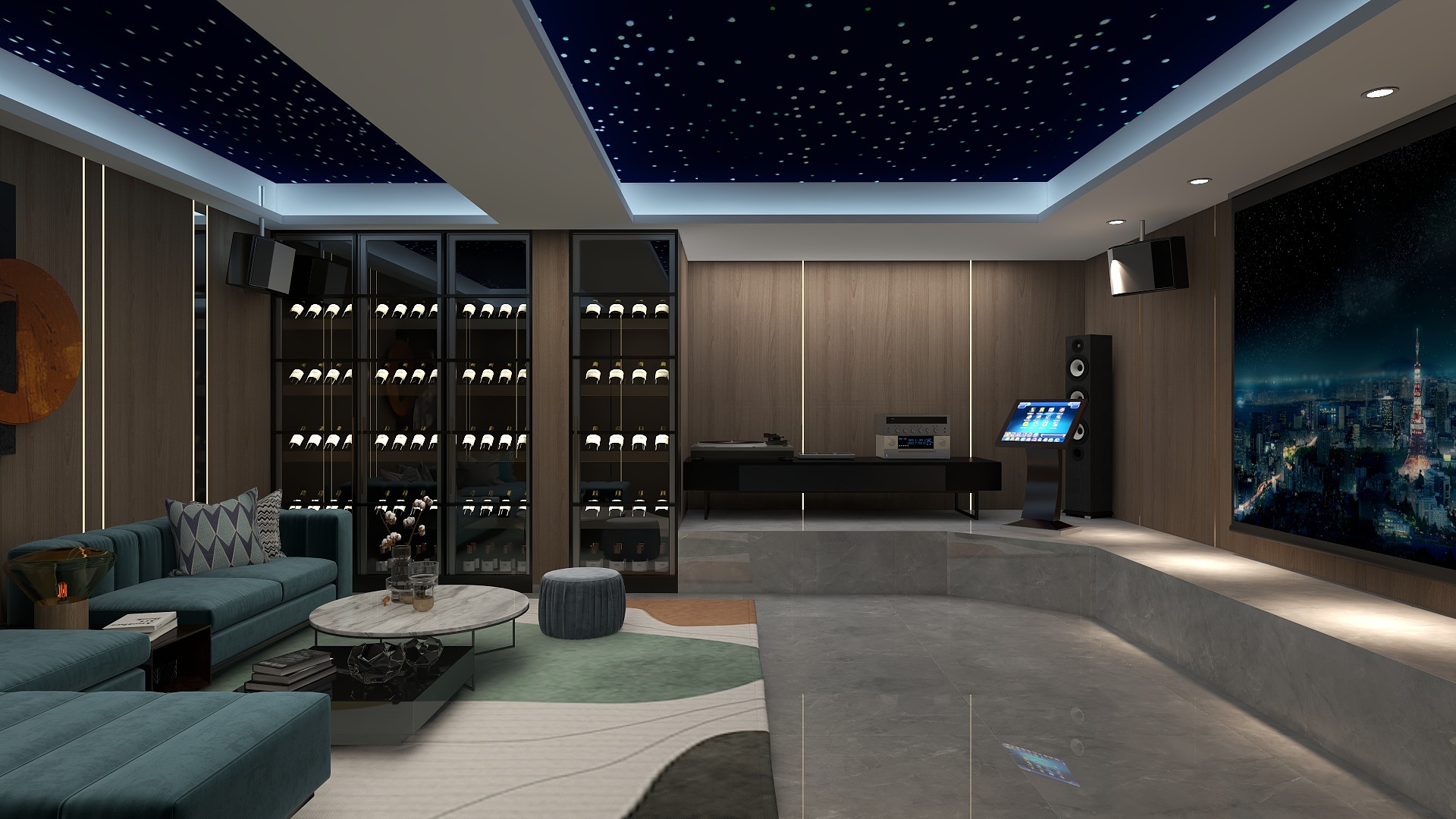 博罗-影音室-装修设计方案