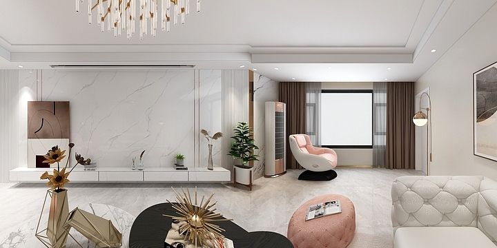 赵志洋-齐齐哈现代轻奢-装修设计方案