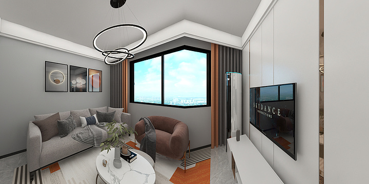 孙工全案设计-金欣雅苑7号1502室雅居效果图-装修设计方案