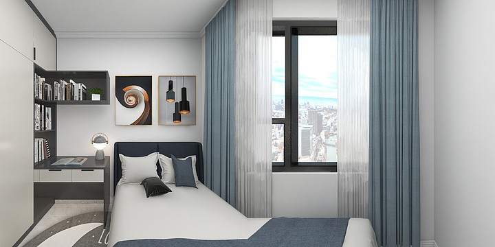 西部建材城一耐得全屋定制-美景美境-装修设计方案