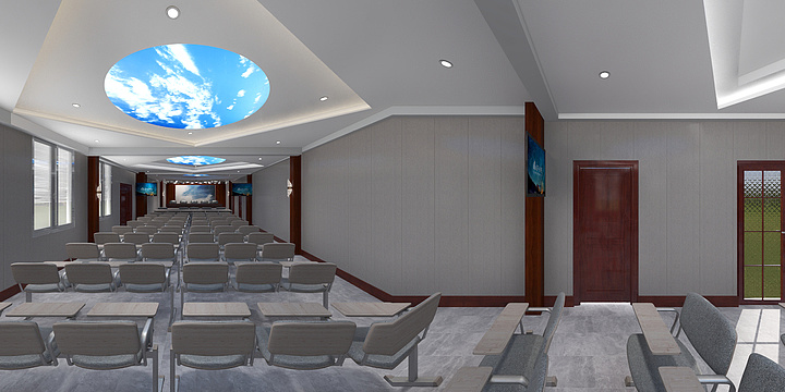 峨眉飞雪-钢结构修改爱悦堡会议厅图(zq)-装修设计方案