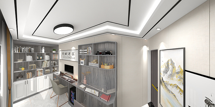 霏俪阁全屋定制-洗白-装修设计方案